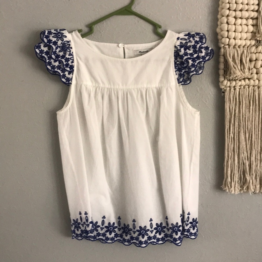 Madewell Eyelet Top